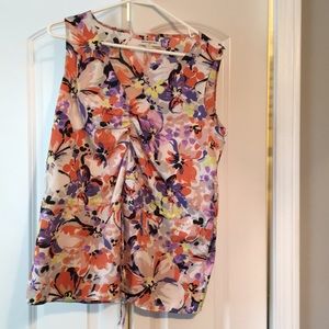 Banana Republic Floral Sleeveless Top - Sz M